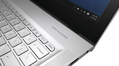 Detalle del teclado del portátil HP ENVI 13