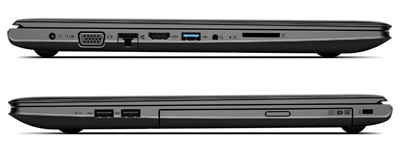 Laterales del portátil Lenovo Ideapad 310-15IKB