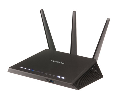 Vista general del router Netgear R7000 Nighthawk