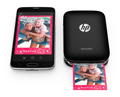Impresora fotográfica portátil HP Sprocket con tecnología Bluetooth