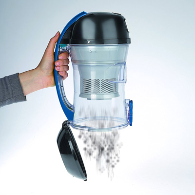 Depósito con tecnología No Touch del aspirador Polti Forzaspira MC350