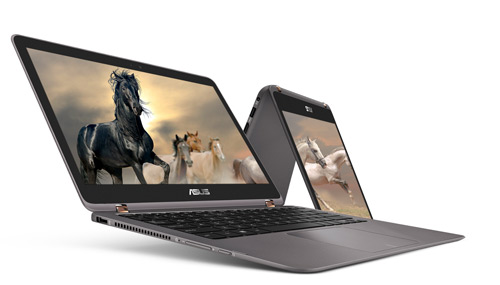 Portátil ASUS UX360UAK convertible gracias a sus bisagras