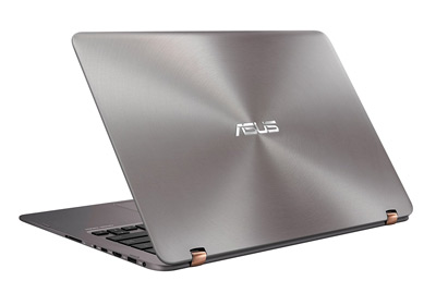 Vista posterior del portátil ASUS UX360UAK