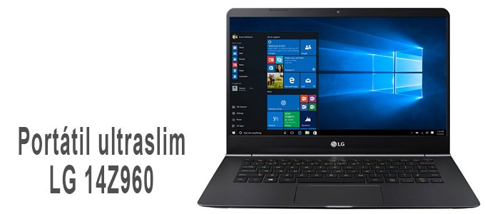 Portátil UltraSlim LG 14Z960