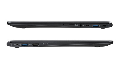 Laterales del portátil UltraSlim LG 14Z960