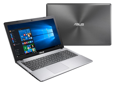 Vista general del portátil ASUS R510VX