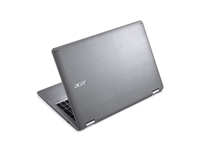 Vista posterior del portátil Acer Aspire R15-571T