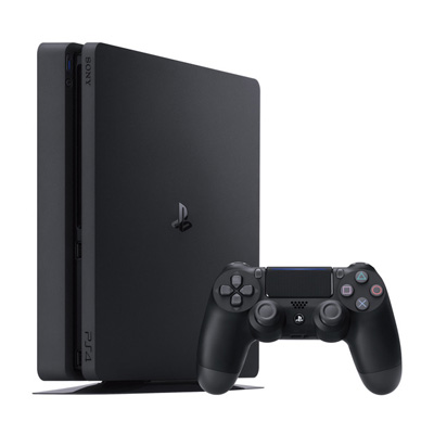 Detalle de la PS4 del pack PS4 Slim 1TB, DualShock 4 y Horizon Zero Dawn