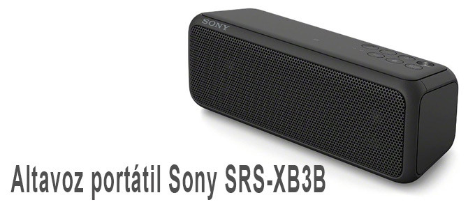 Altavoz portátil Sony SRS-XB3B