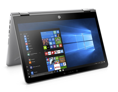 Portátil HP Pavilion x360 semiplegado