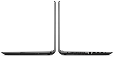 Laterales del portátil Lenovo Ideapad 110 con intel core i3