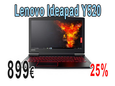 Portátil Lenovo Ideapad Y520