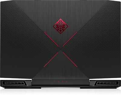 Vista posterior del portátil HP OMEN 15 con NVIDIA GTX 1060 de 6GB