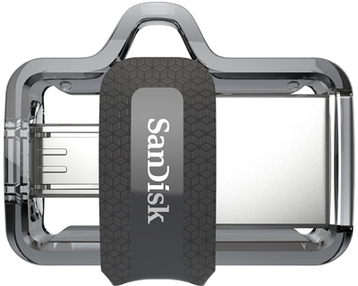 Tamaño compacto y fácil de llevar de la Memoria USB SanDisk Ultra Dual m3.0 de 128GB