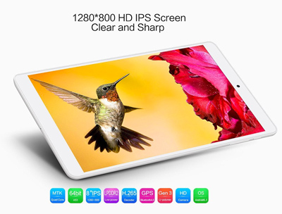Vista general de la tablet Teclast P80H