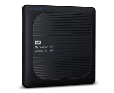 Vista general del WD My Passport Wireless Pro de 4TB