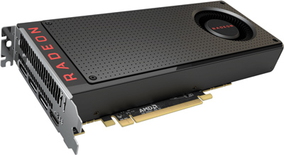 Tarjeta gráfica AMD RX480 de 4GB que monta el ordenador de sobremesa Acer Aspire GX-281
